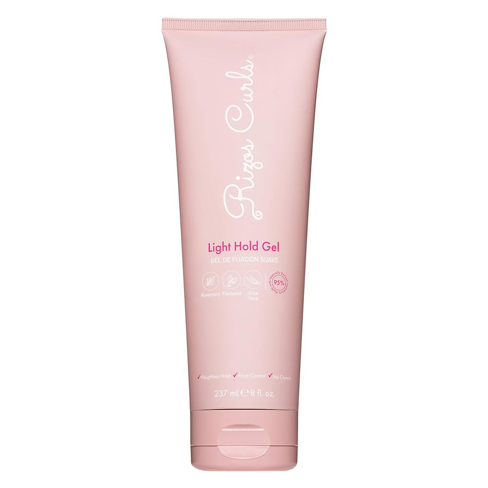 Rizos Curls Light Hold Hair Gel for Flexible Flake Free and Frizz Free Hold 8Oz (237ml)